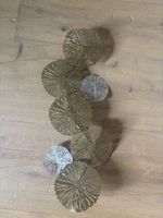 Wanddekoration aus Metall – Gold/Silber – Neuwertig