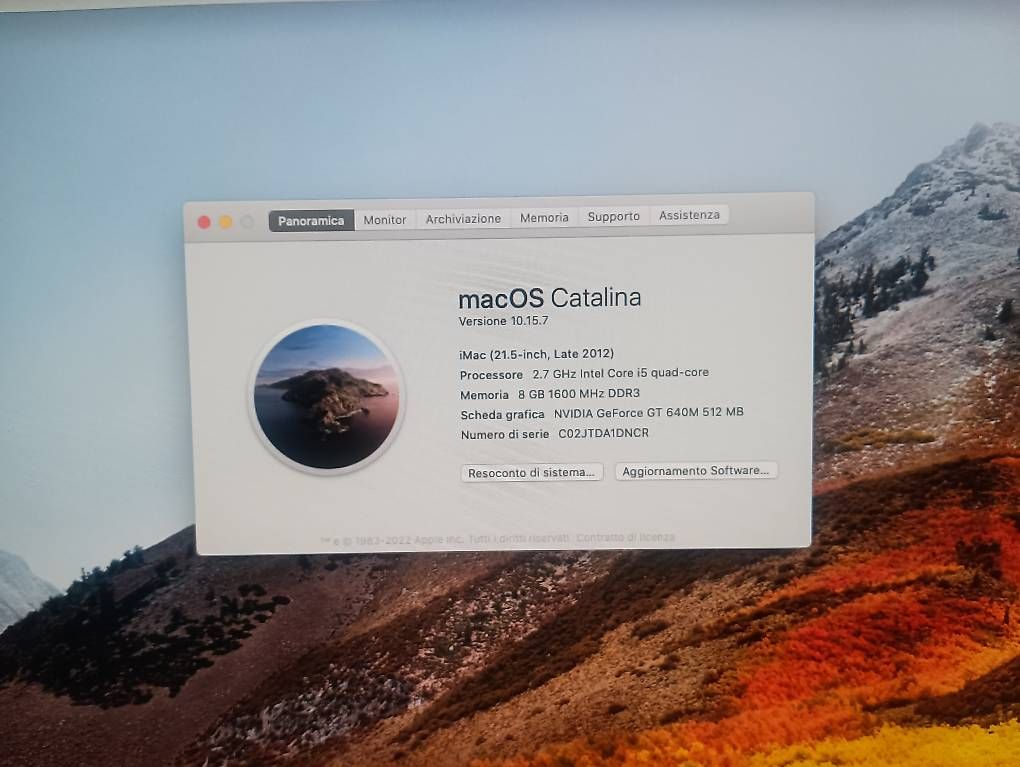 PC: IMac 21,5 – Usato da Faido venduto da ManuelPizzocher 3