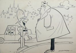 Jean Leffel (1918-2001) Zeichnung