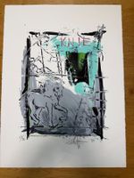 Rolf Knie, Lithografie 67/90, 1989, scharrendes Pferd