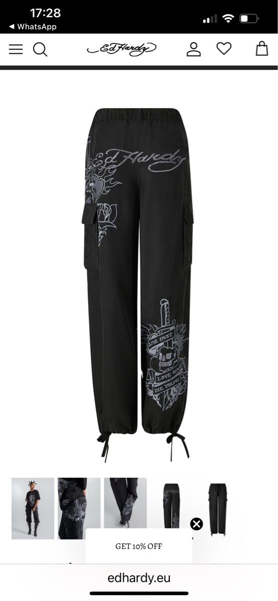 Ed Hardy Pantaloni: Ed Hardy Cargohose xs – Nuovo e nell'imballaggio originale da Eggersriet venduto da jan_25tn