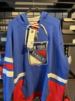 CCM New York Rangers Hockey Pullover Hoodie XL blau