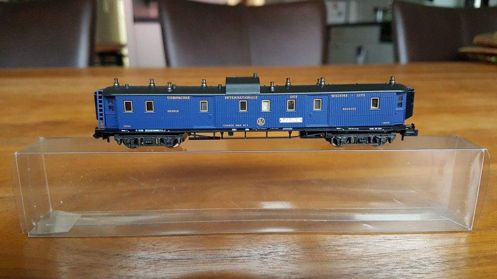 Wagon Minitrix N 13182 Orient Express CIWL éclairé - Occasion Collection - Epoque I