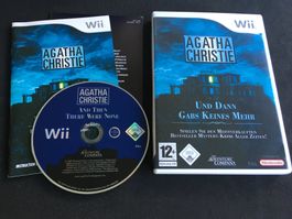 Agatha Christie - Nintendo Wii Game