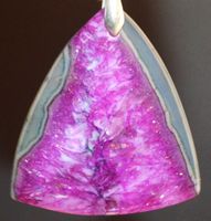 Anhänger 2615 – Druzy Geode Achat 44x39mm