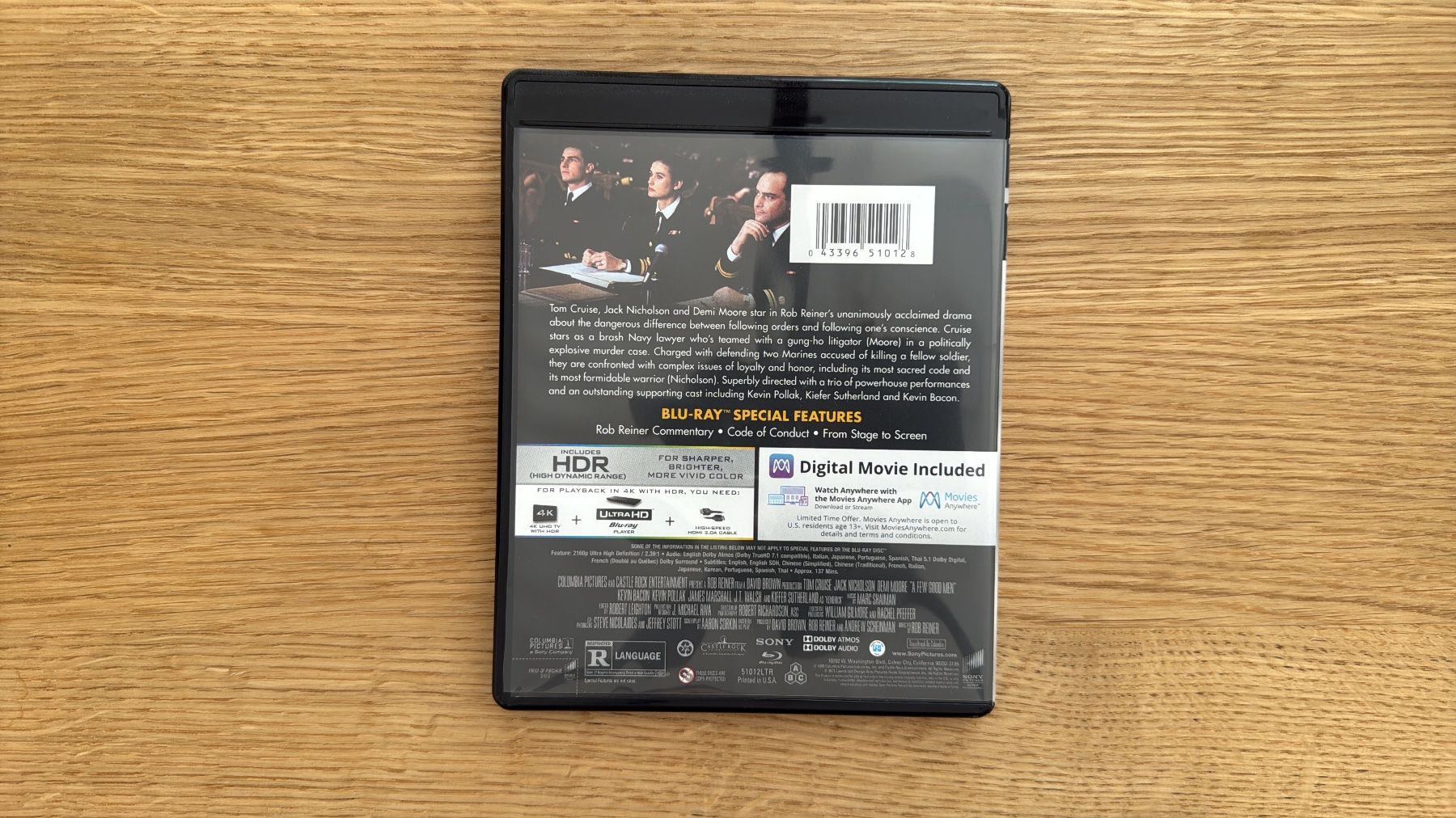 Tutti i DVDs: A Few Good Men - 4K UHD Blu-Ray – Usato da Wallisellen venduto da Art_Vendorlay 1