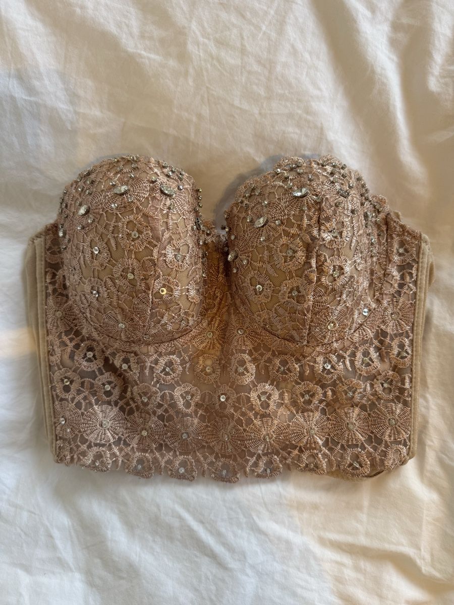 Topshop Tops: Haut bustier à paillette - Topshop – Neu (gemäss Beschreibung) aus Denens von sar_5wlm