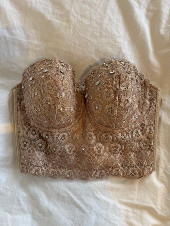 Haut bustier à paillette - Topshop