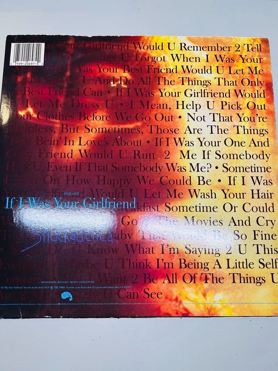Dischi in vinile: If I Was Your Girlfriend di Prince – Usato da Giubiasco venduto da LorisVale 1