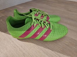 Fussballschuhe Adidas Grösse 38 2/3 (US 6) grün/pink