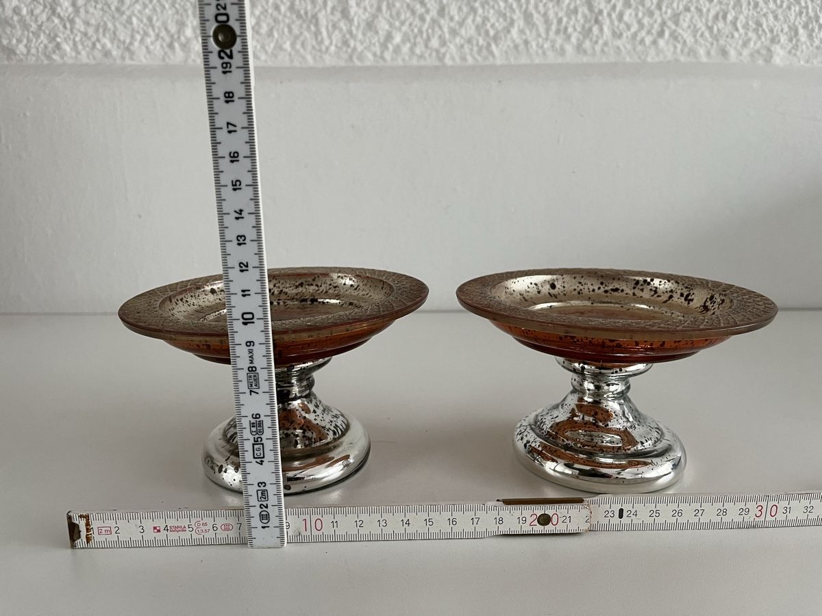 Tutte le decorazioni: 2 Standfuss-Schälchen aus Glas – Usato da Wetzikon ZH venduto da seli03 8
