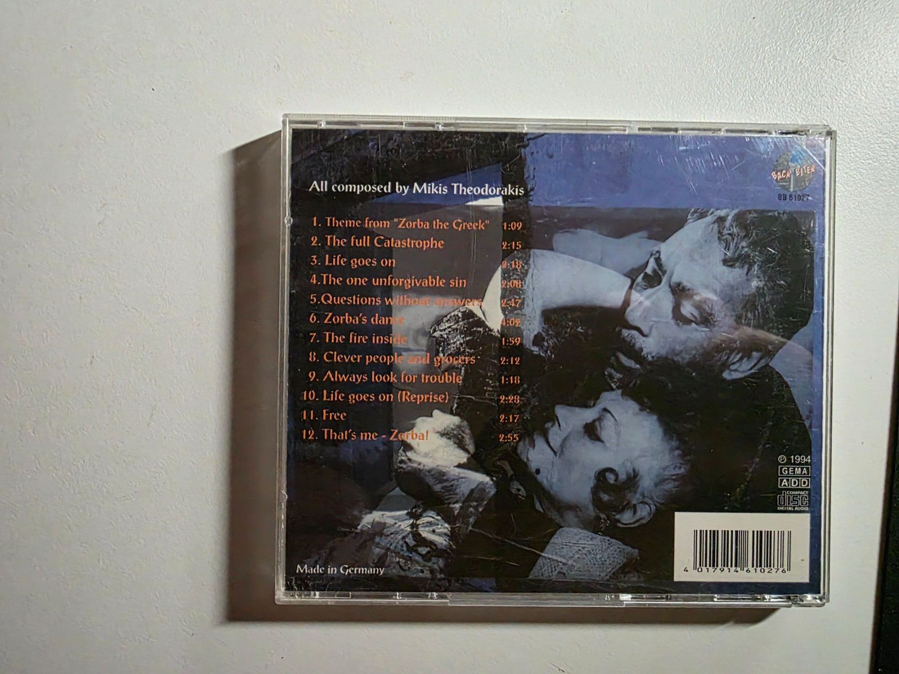 CD: CD - Zorba The Greek - 1994 – Usato da Walterswil BE venduto da Lonitti 1