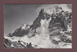 Staublawine am WETTERHORN - 1966