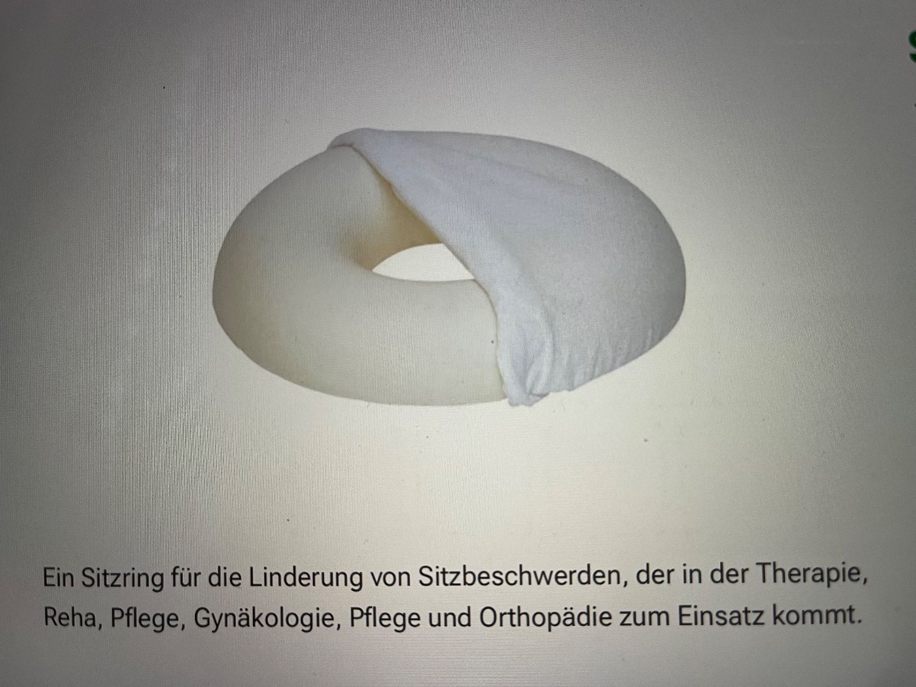 Cuscini: SISSEL Sit Ring Sitzring 15cmx45cm NEU – Nuovo e nell'imballaggio originale da Wädenswil venduto da Austria7