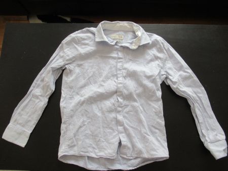 Hemd Zara Boys Grösse 134 blau/weiss