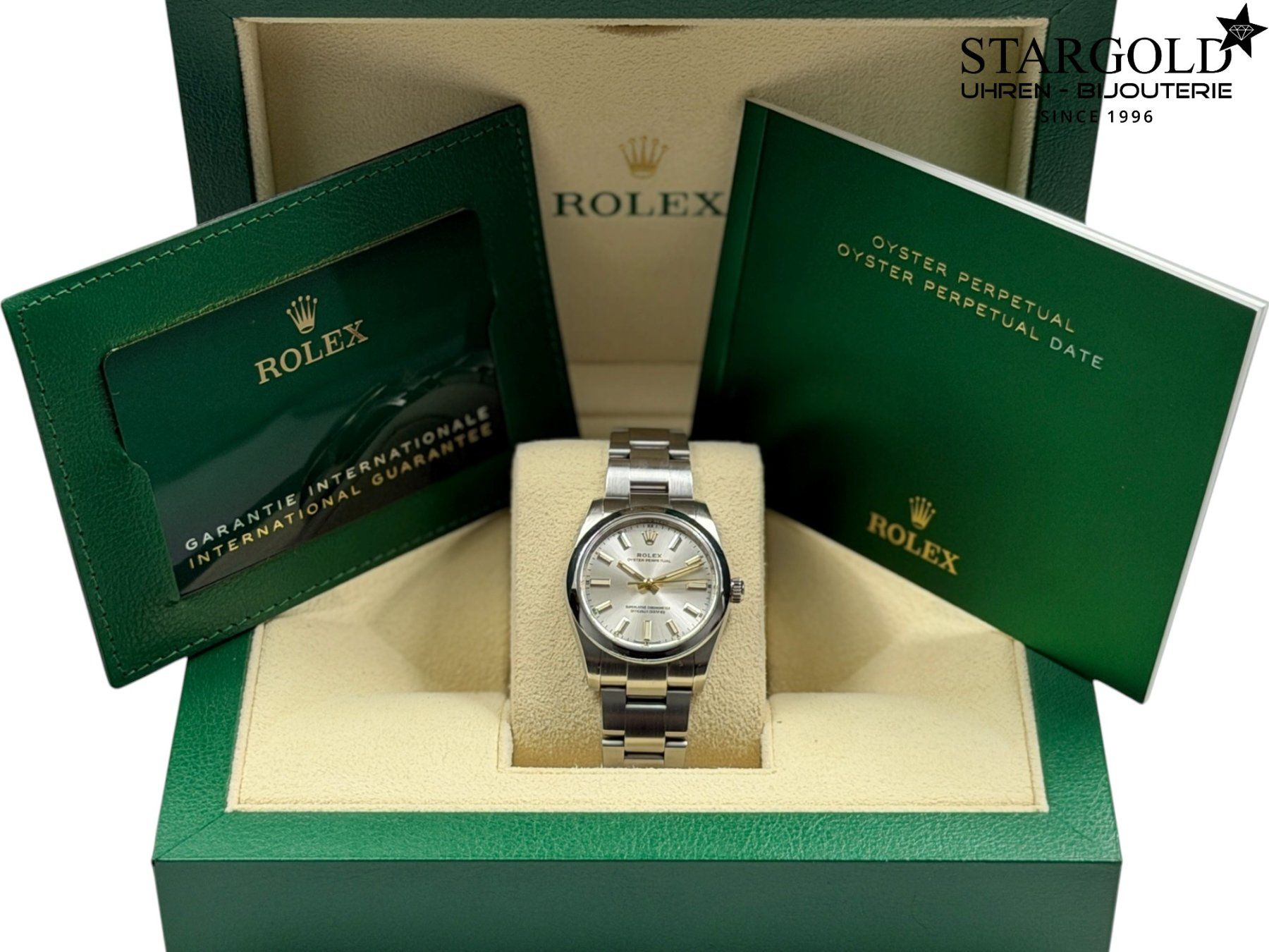 Rolex Orologi: Rolex Oyster Perpetual 34 - 124200 – Usato da Zürich venduto da Stargold-Uhren 8