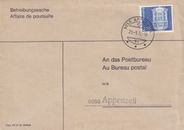 Betreibungssache 9050 Appenzell 1975