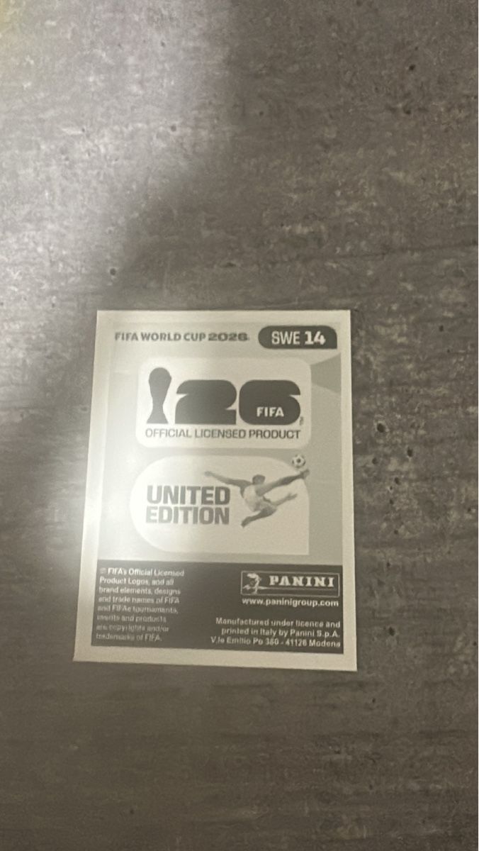 Panini Carte collezionabili: SWE 14 , FIFA WORLD CUP 2026 PANINI – Nuovo (secondo la descrizione) da Frauenfeld venduto da 1PegPeg1 1