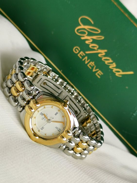 Chopard Gstaad Armbanduhr 18K 750 Gold ref.8112 neuwertig