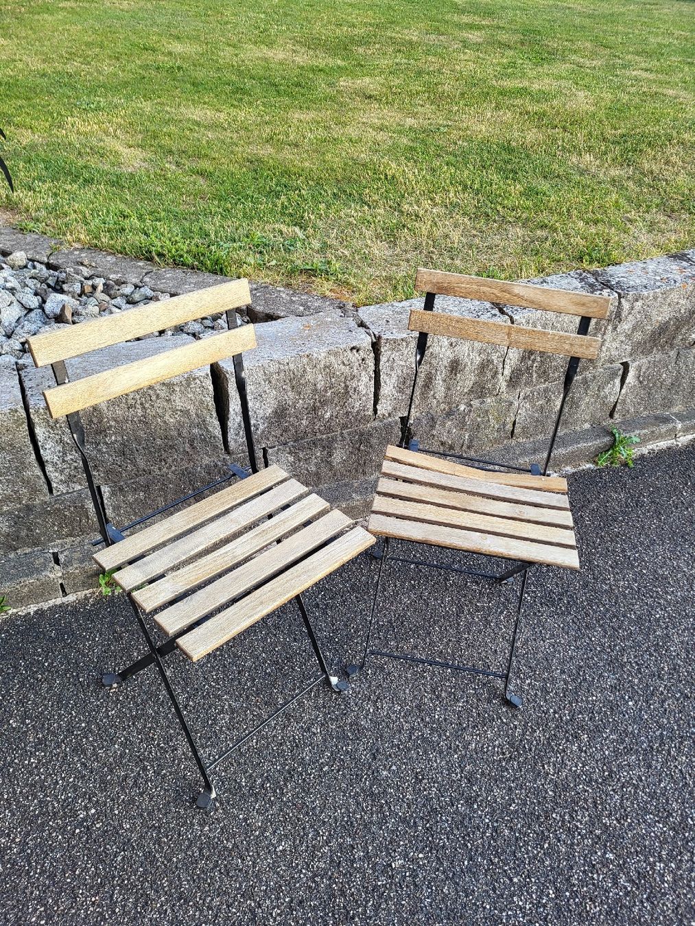 Sedie: 2 Klappstühle Holz/Metall – Usato da Gelfingen venduto da Elmuel