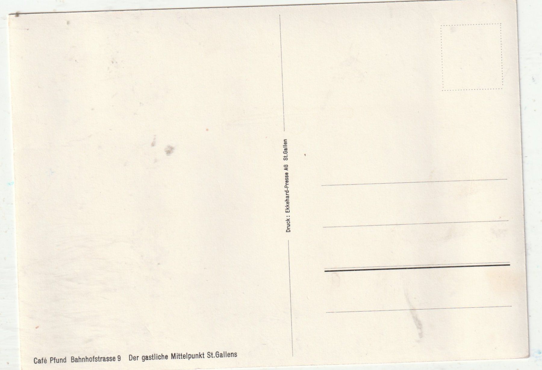 Cartoline postali: Cafe Restaurant St. Gallens – Usato da Lumbrein venduto da made02 1