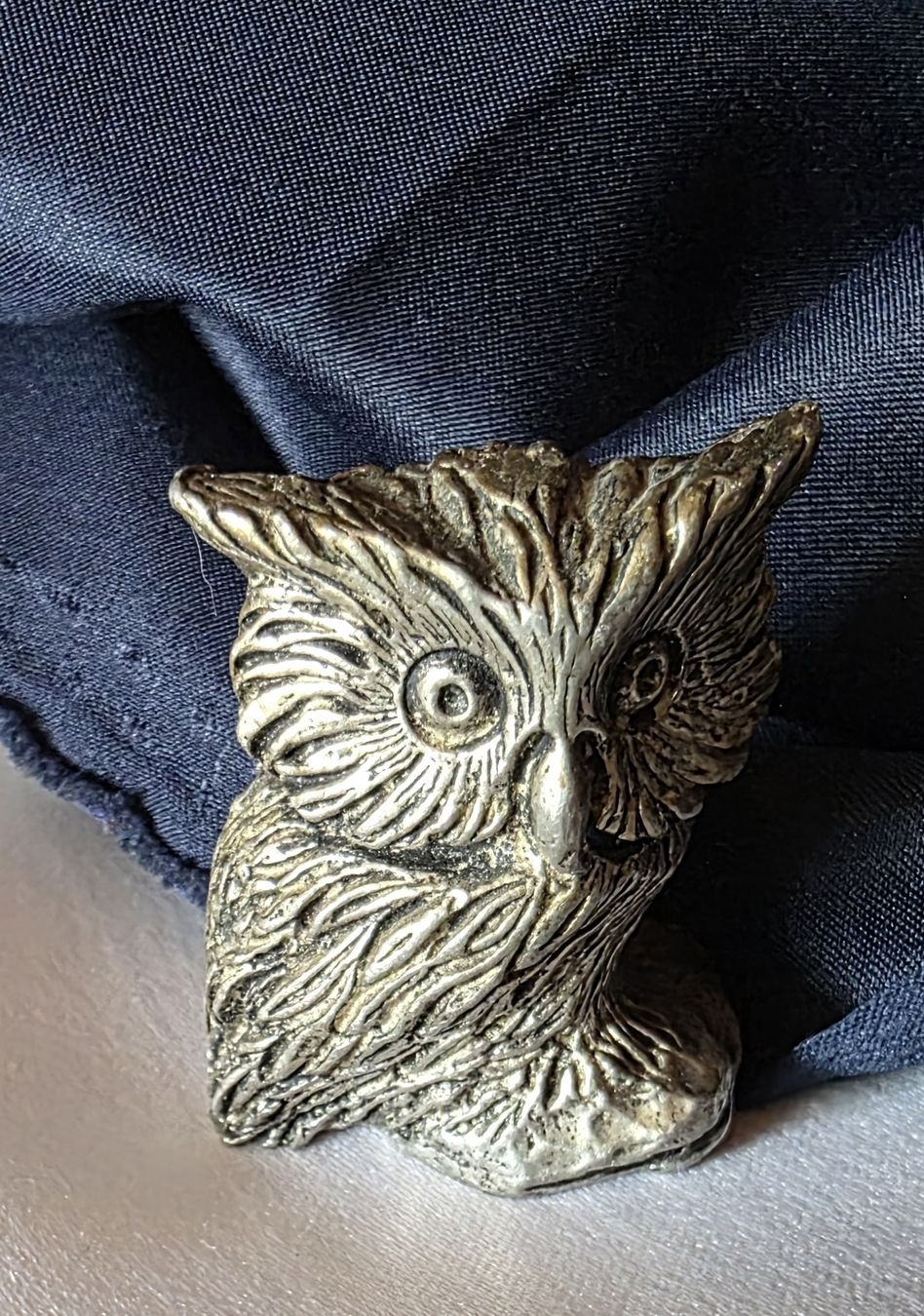 Statuette: Eule Figur Silber  mit Stempel 95% – Nuovo (secondo la descrizione) da Rickenbach BL venduto da nicole611