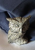 Eule Figur Silber  mit Stempel 95%