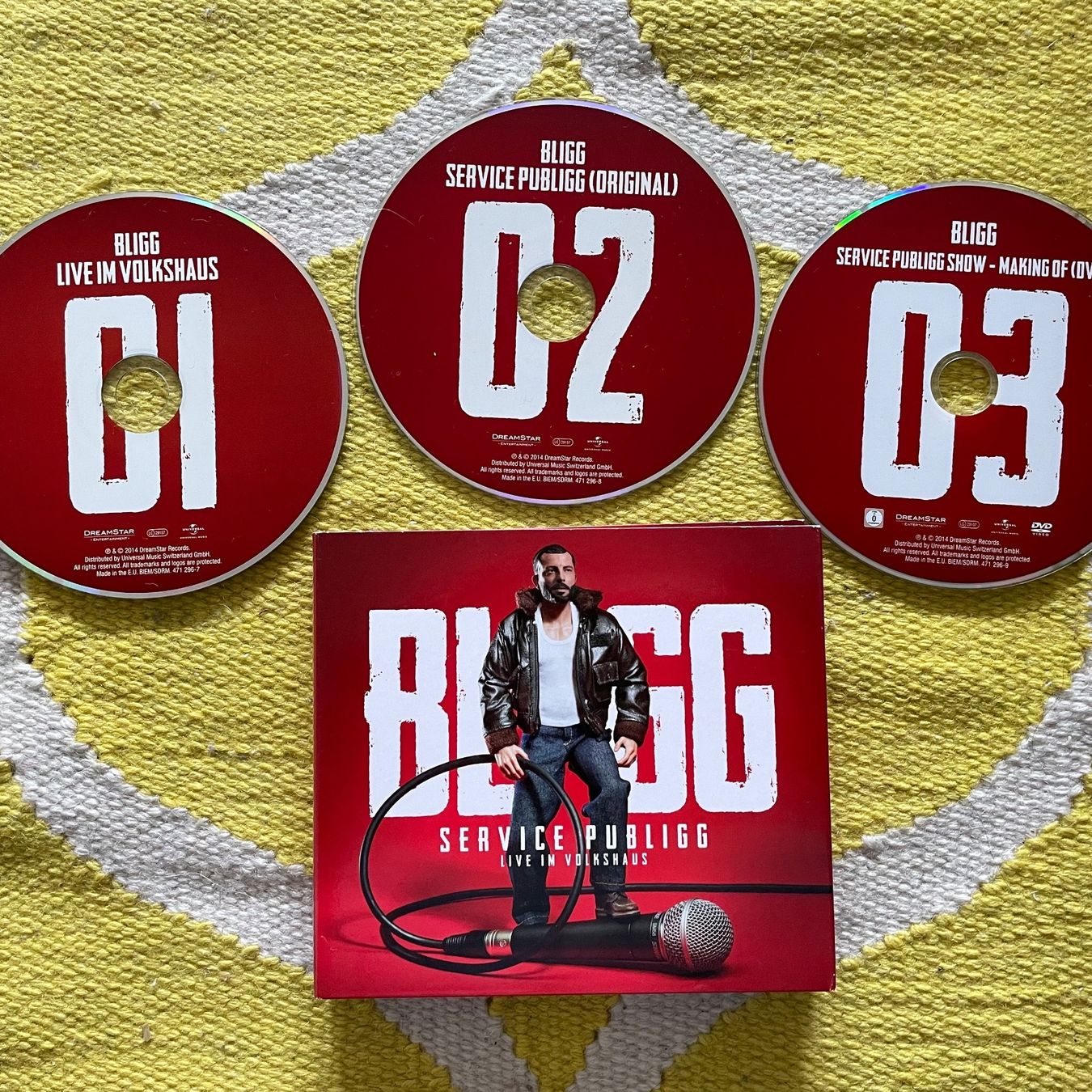 CD: BLIGG-2CD+DVD BOX SET SERVICE PUBLIGG (DIGIPACK) – Usato da Rorschacherberg venduto da CD-Roli