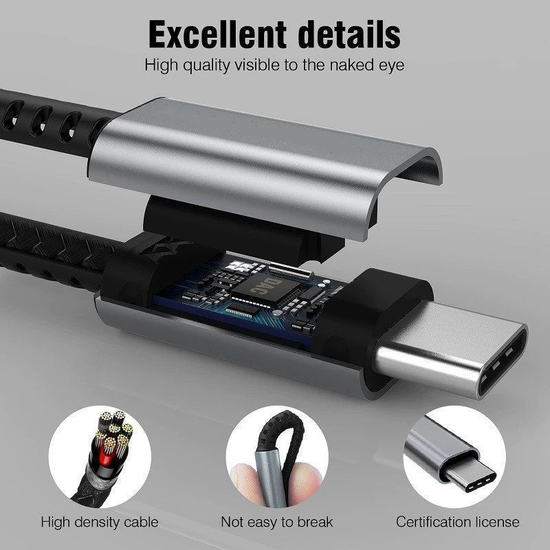 Unità & Adattatore: USB Type-C zu 3.5mm Audio AUX Kopfhörer Adapter mit DAC-Chip – Nuovo e nell'imballaggio originale da Bronschhofen venduto da Tvboss0 2
