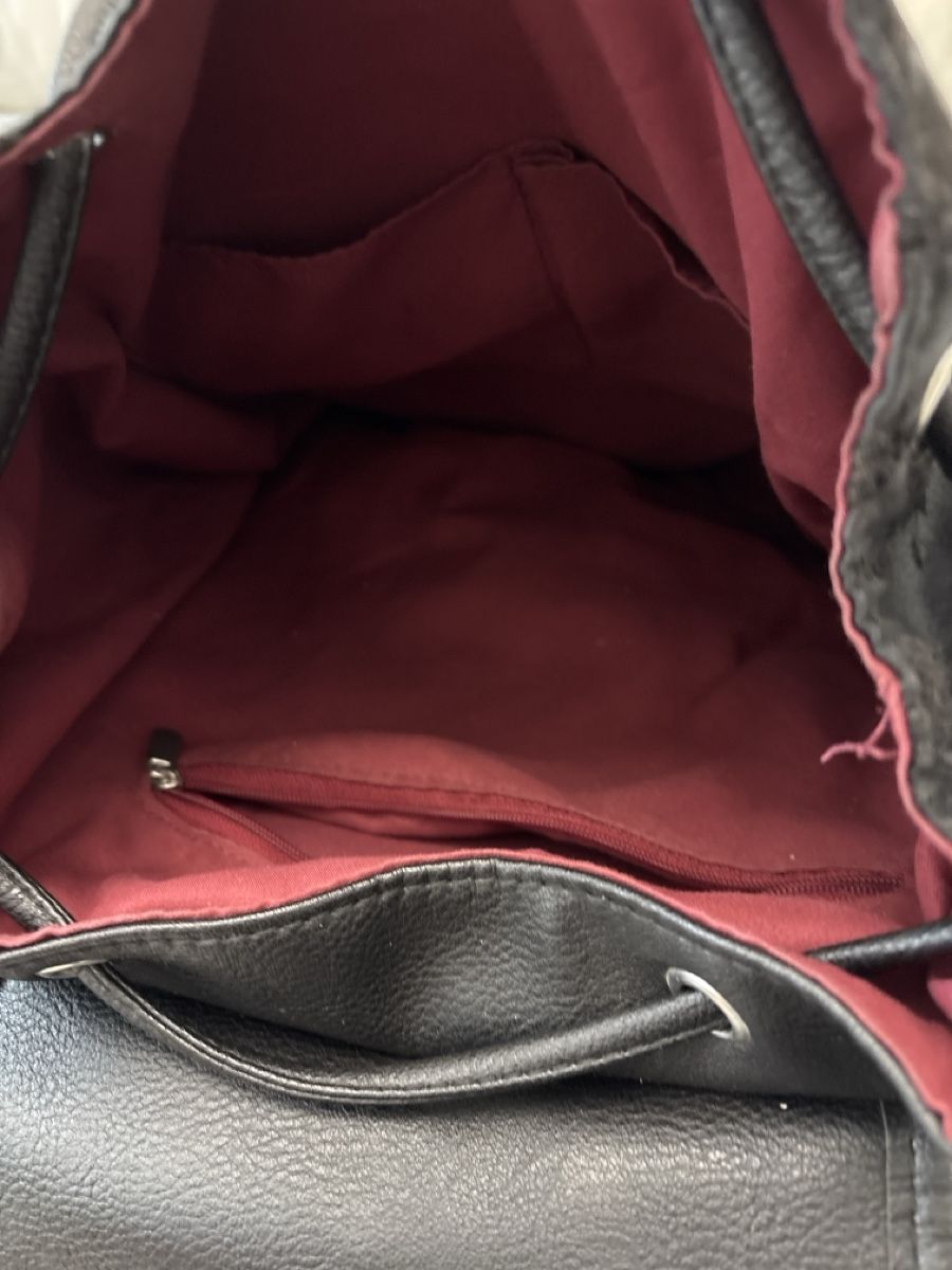 Taschen für Damen: Elegante schwarze Handtasche mit Blumenmuster - Herbst Chic – Gebraucht aus Kriens von mir_v8ww 4