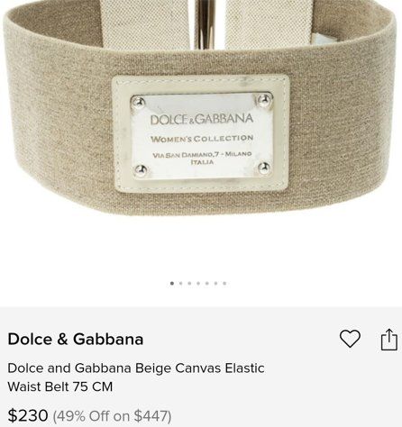 Dolce & Gabbana Gürtel: Gürtel Dolce & Gabbana ceinture – Gebraucht aus Collonges von arashee 9