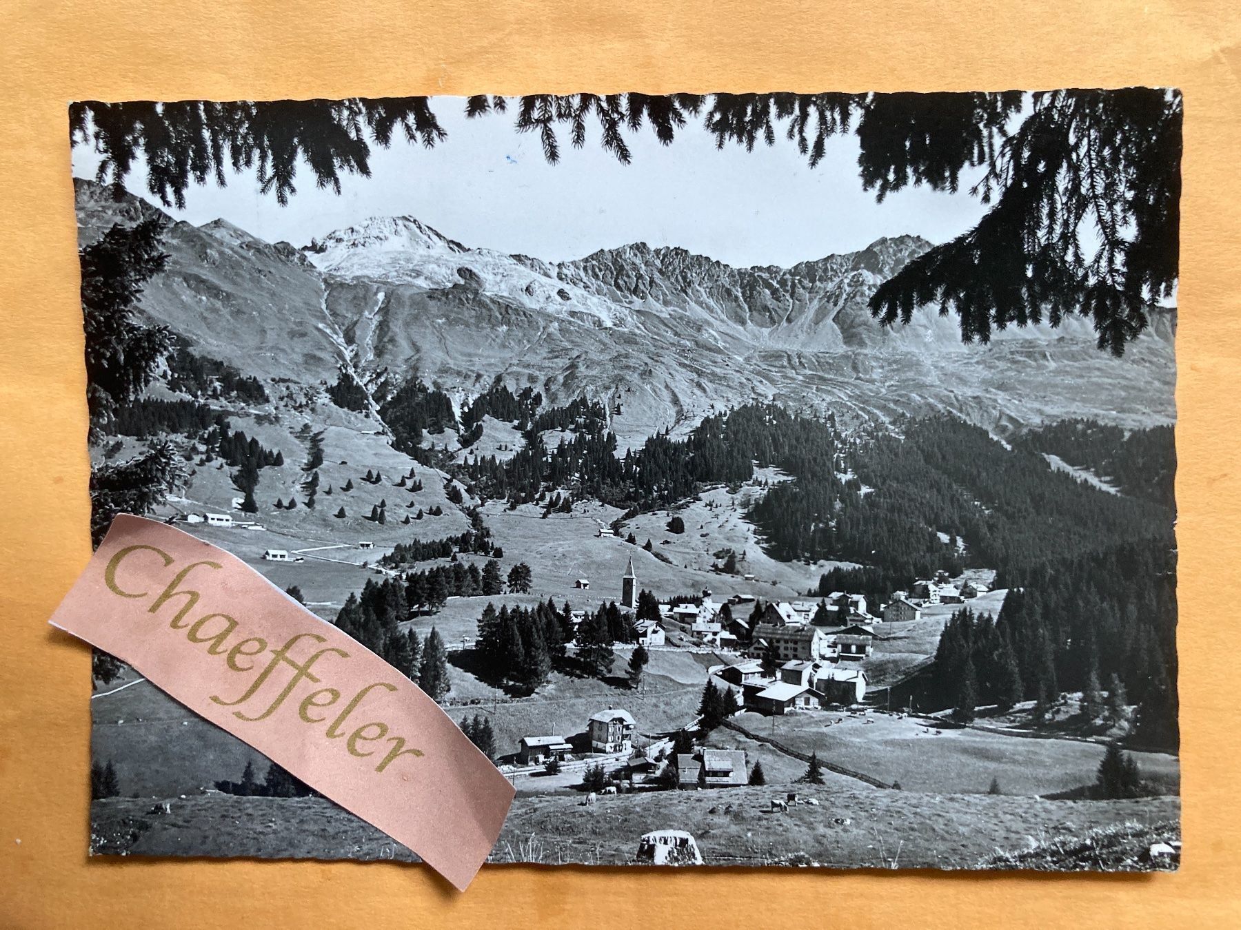 Ansichtskarten: 1966  363 Parpan mit Parpaner-Hörner – Gebraucht aus Zürich von Chaeffeler