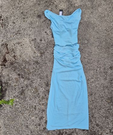 Robe longue White Fox bleue taille S 