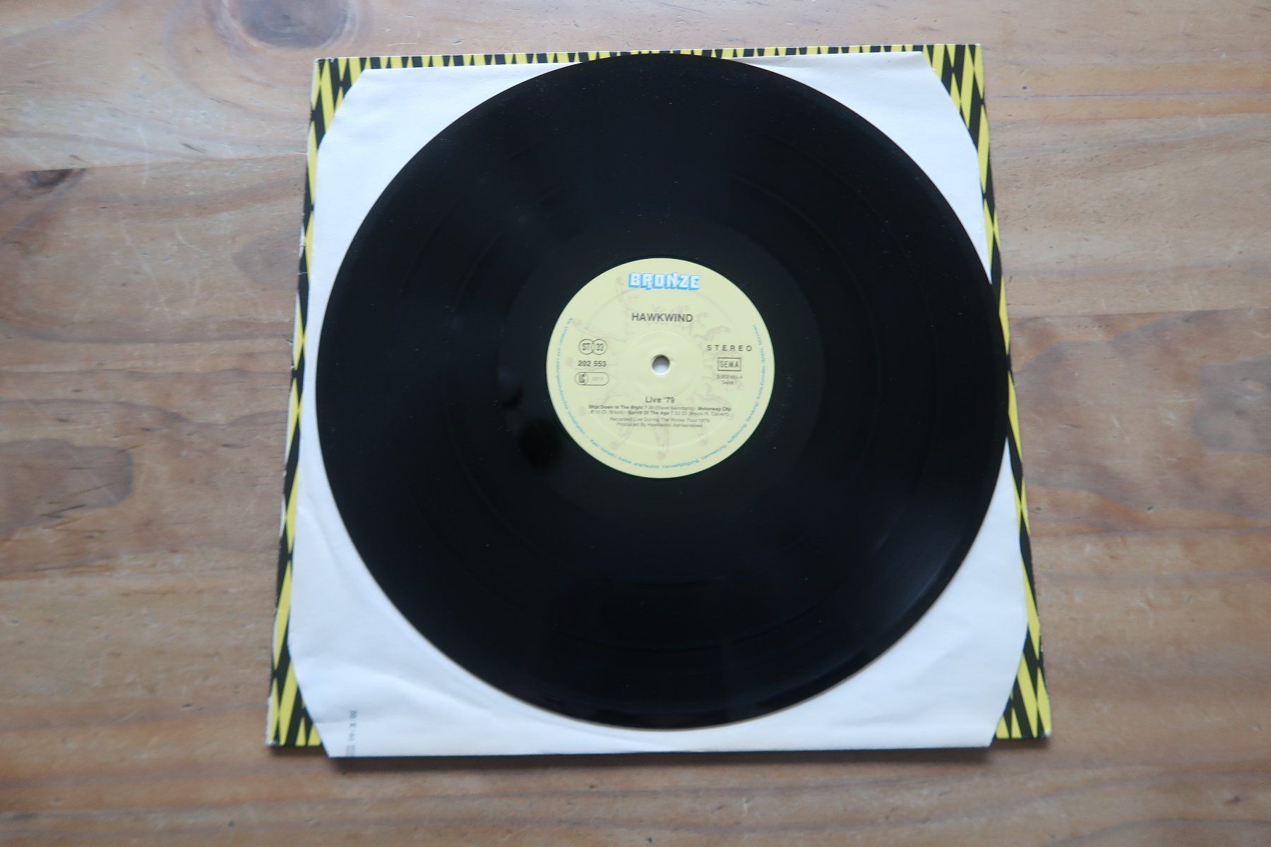 Dischi in vinile: HAWKWIND - LIVE SEVENTY NINE - 79 VINYL LP – Usato da Basel venduto da Patiscat 3