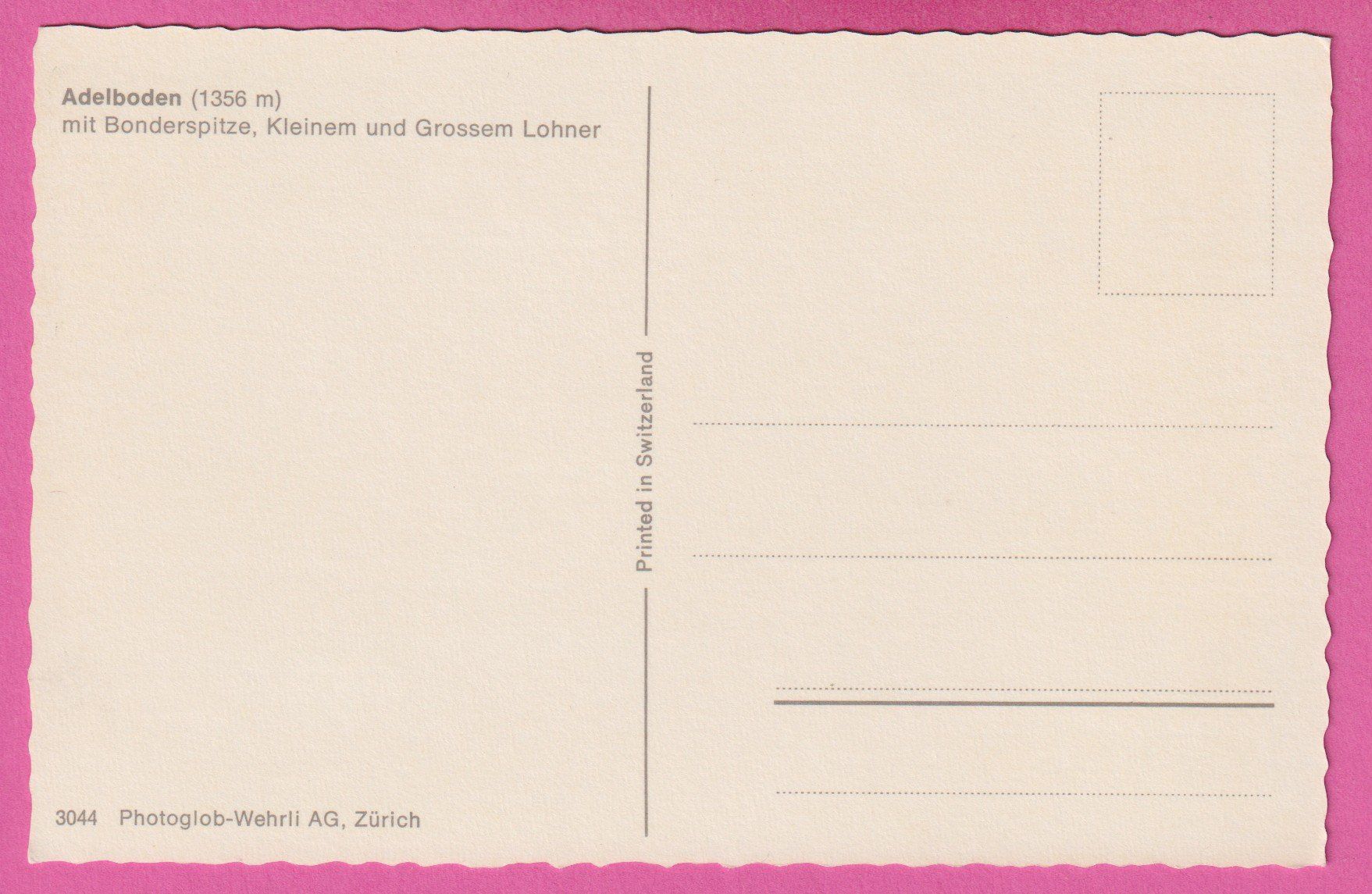 Cartes postales: Adelboden mit Sessellift – D'occasion à Einsiedeln par dillie 1