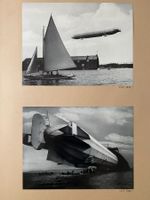 Konvolut 6 alte Fotografien Zeppeline