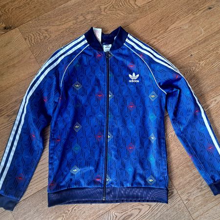 adidas jacke 164 kultjacke mega cool blau