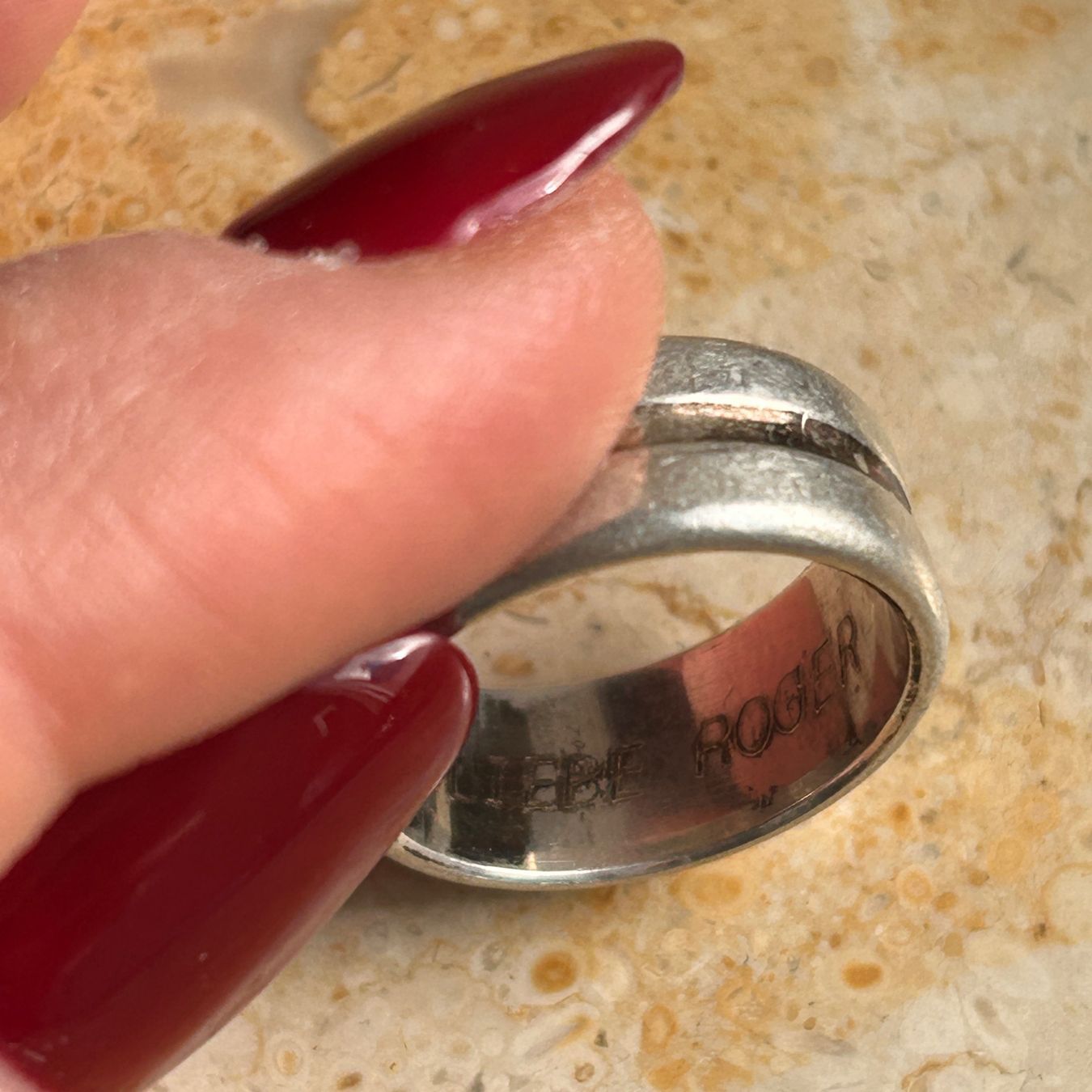 Anelli: Silberring, Vintage Stil, Grösse 54 – Usato da Laufen venduto da Bellebellezza 3