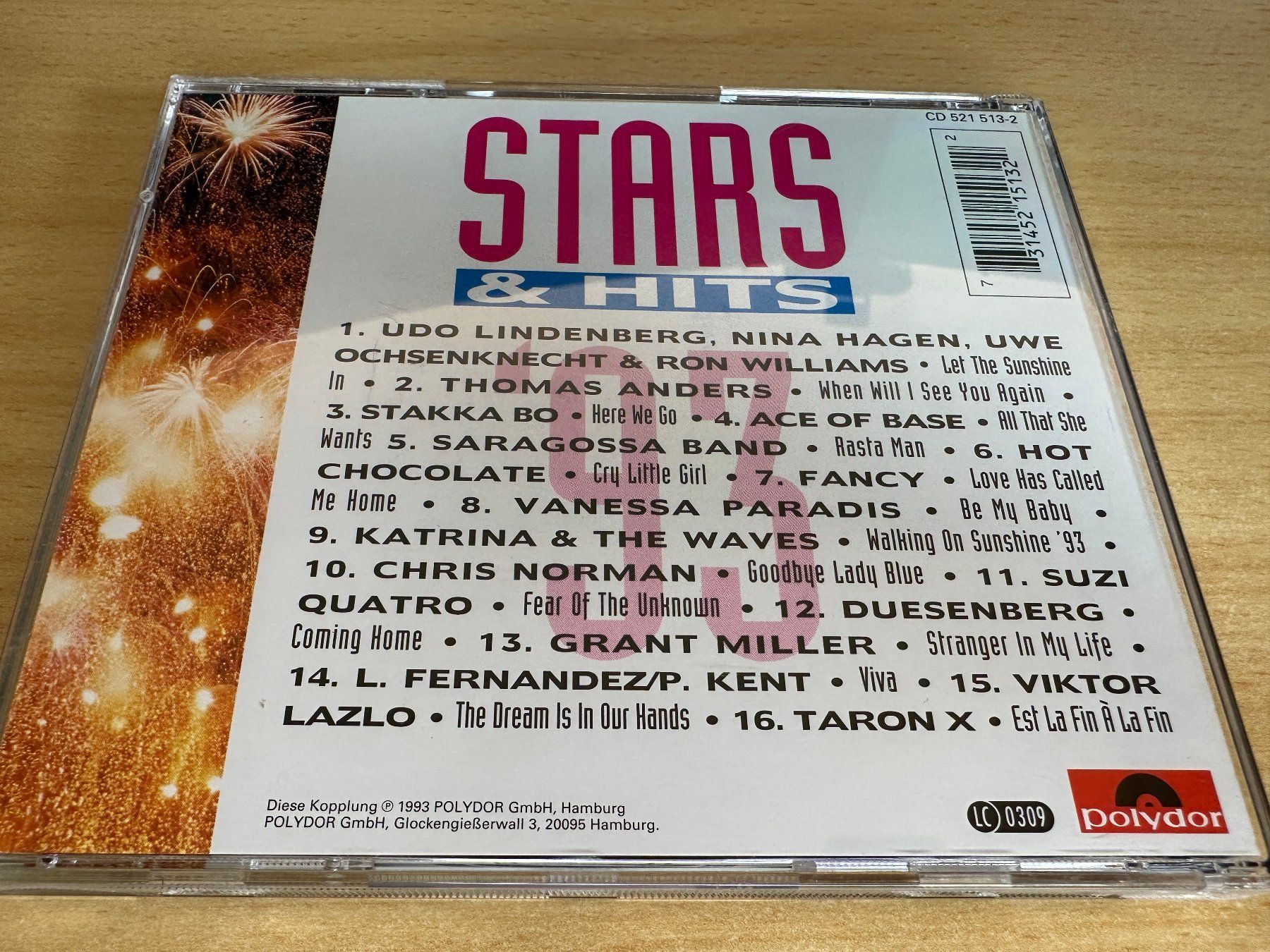 CD: Various – Stars & Hits '93 – Usato da Rikon im Tösstal venduto da Alpenmutz 1