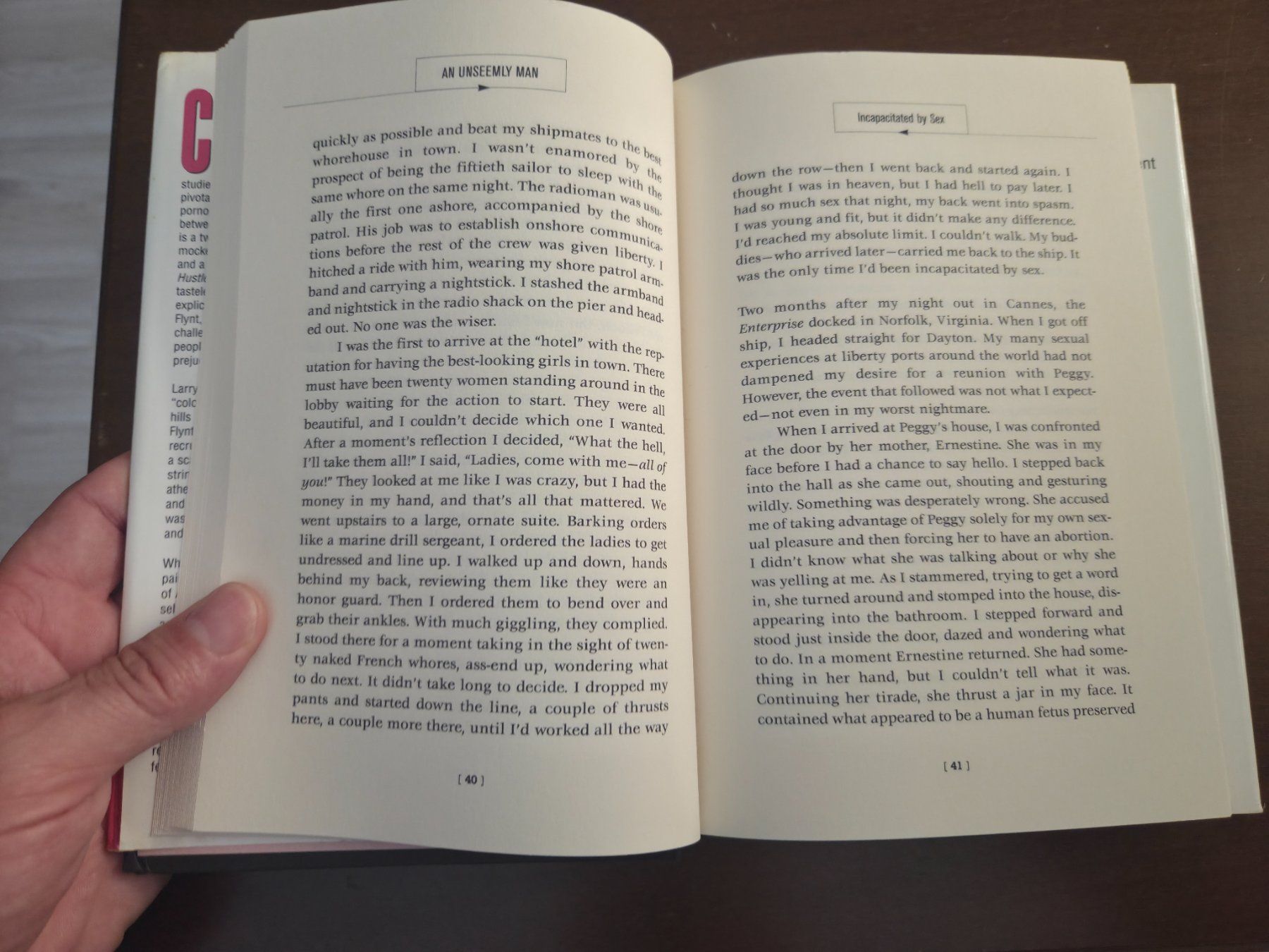 Libri: Larry Flynt An Unseemly Man 1996 First Printing – Usato da Aldesago venduto da lusuardi 5