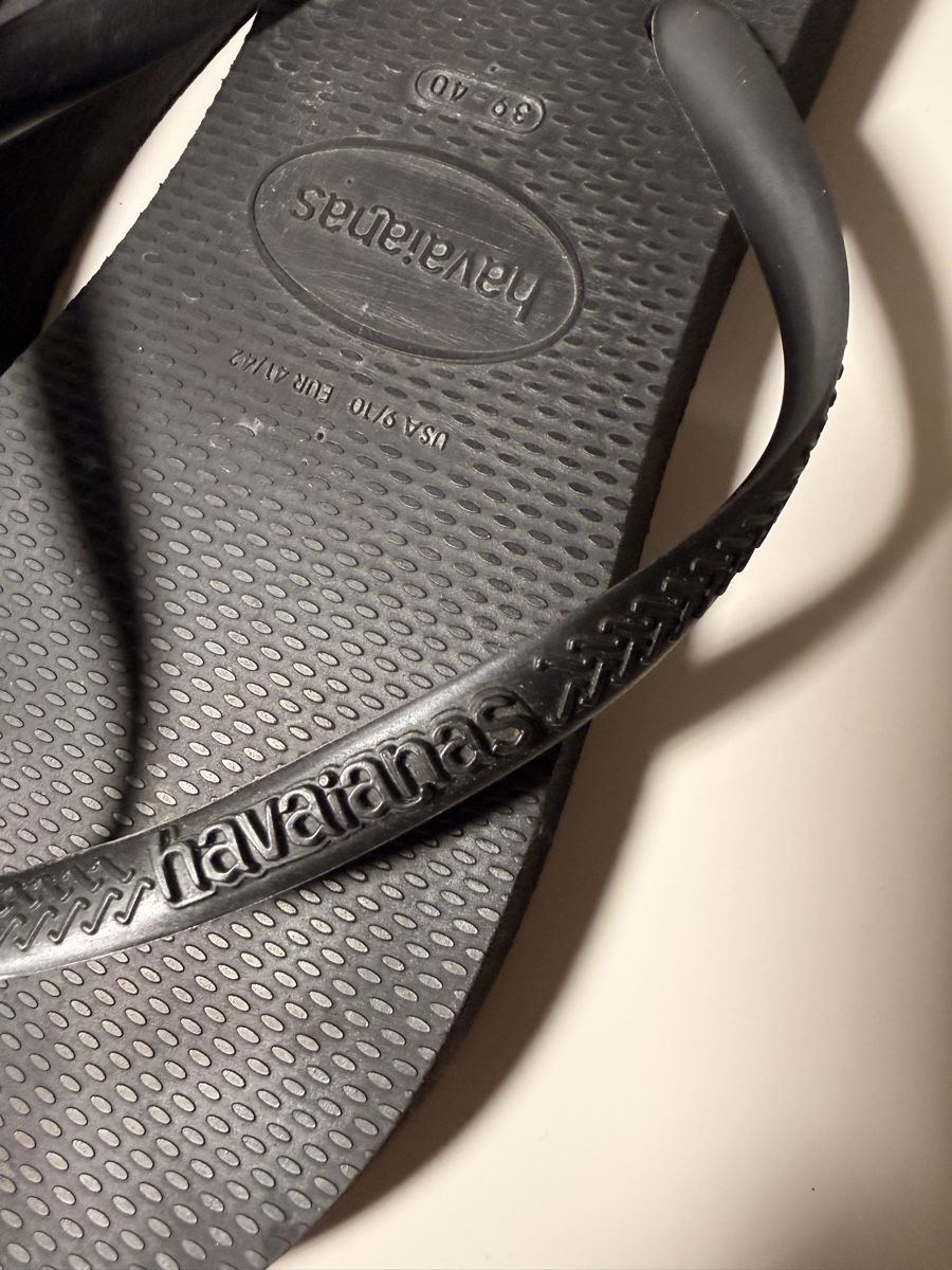 Havaianas Scarpe da uomo: Havaianas Flip-Flops Schwarz Grösse 39-40 – Usato da Wallbach venduto da Stefanie81 1