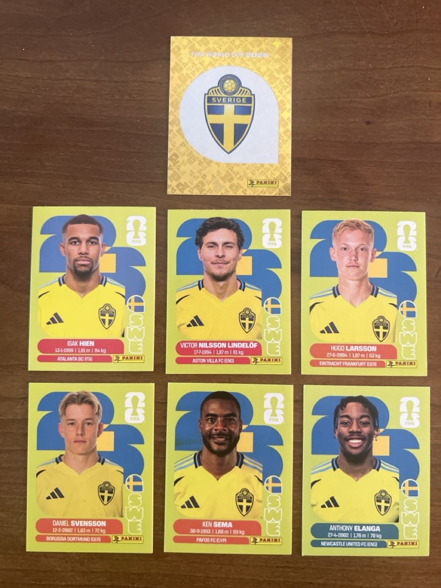 Panini Sammelbilder & Trading cards: Panini Schweden – Neu (gemäss Beschreibung) aus Baar von Maexe01