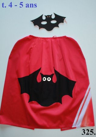 Cape chauve-souris/ Fledermaus t. 4 - 5 ans             NEU!