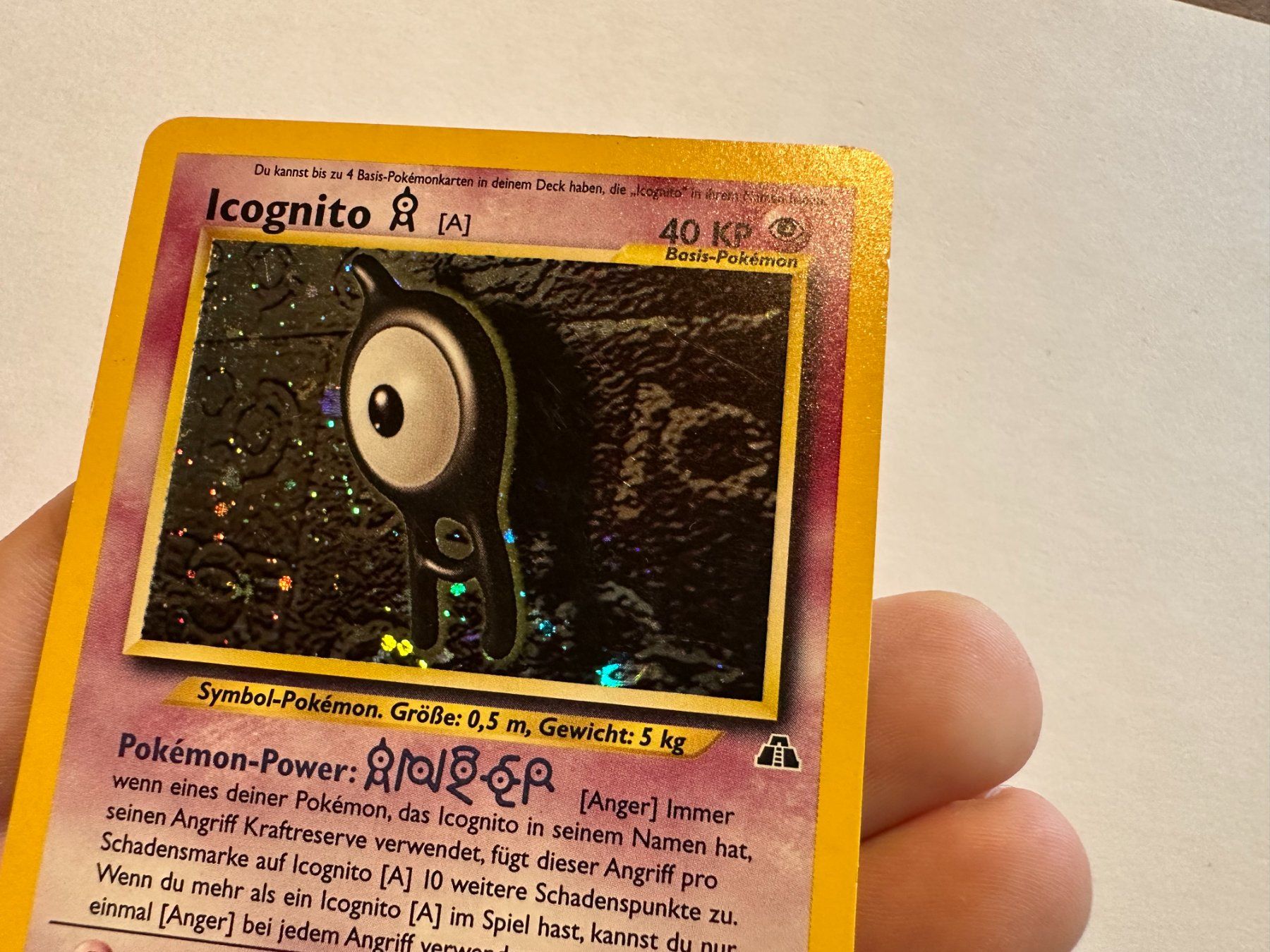 Pokémon Carte collezionabili: Icognito holo Neo Entdeckung DE – Usato da Hagendorn venduto da Pokecollectorch 3