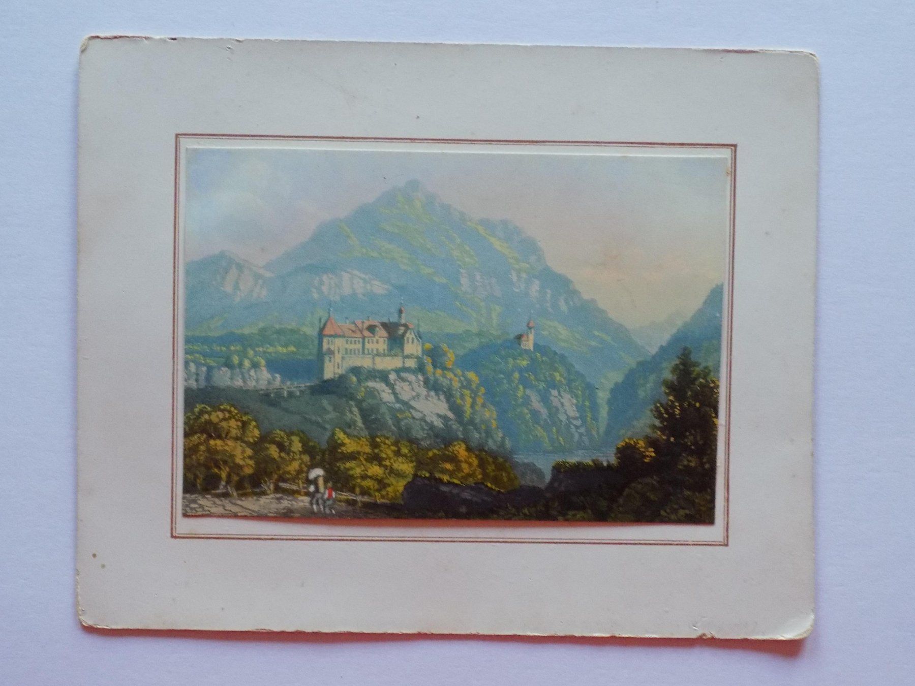 Stiche: Schloss Rhäzüns – Gebraucht aus Risch von Antikfee
