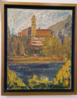 De Battista Piero - Sorengo e Lago di Muzzano - Olio su tela