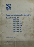 REPARATUR ANLEITUNG | SACHS-MOTOREN - SERIE 502 | AB 12.1969