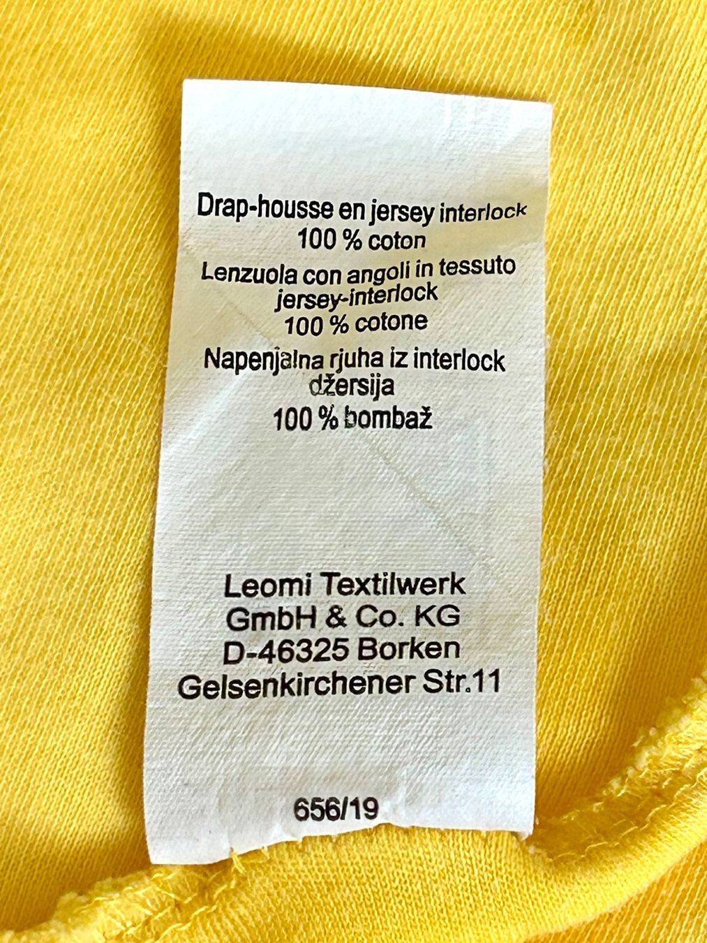 Biancheria da letto: Neues Fixleintuch, Interlock-Jersey, 180/200, gelb – Nuovo (secondo la descrizione) da Bern venduto da Smile-2707 1
