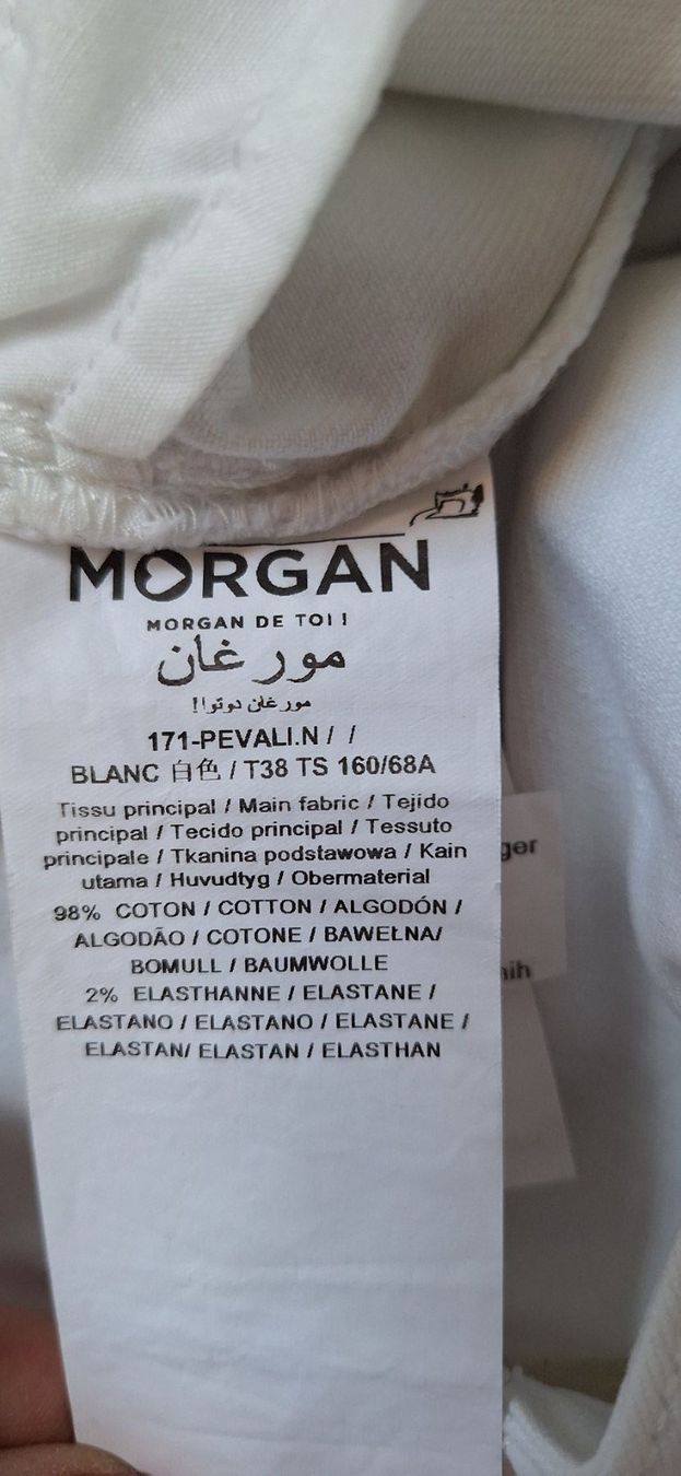 Morgan Jeans: Morgan, jeans blanc – Nuovo (secondo la descrizione) da Lussery-Villars venduto da pousinete02 5