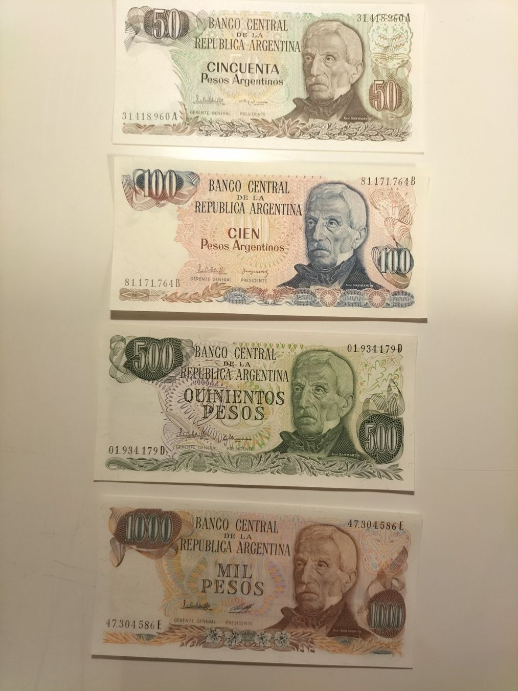 Banconote: Argentinien - Banknotensammlung – Nuovo (secondo la descrizione) da Innerberg venduto da simon30432 2
